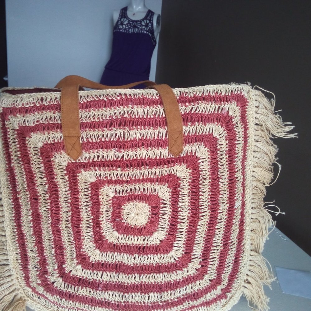 Oversize Boho Handmade  Jute Bag - Picture 6 of 6